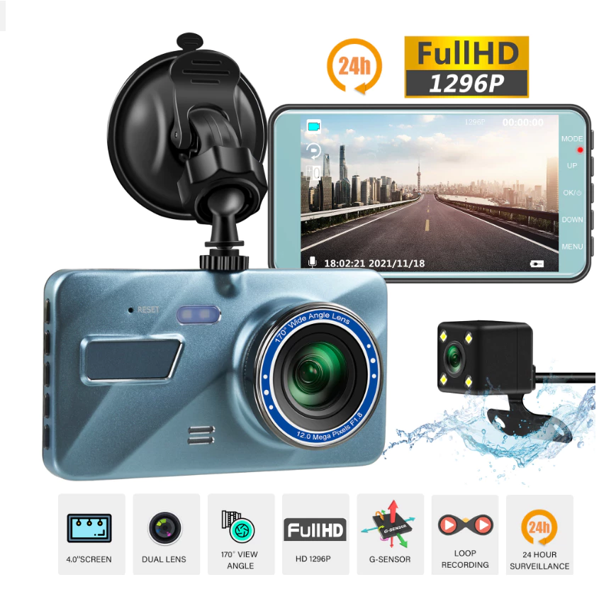Review Camera Hành Trình Ô Tô X004 + Camera Lùi – Ghi hình rõ, giá dễ tiếp cận