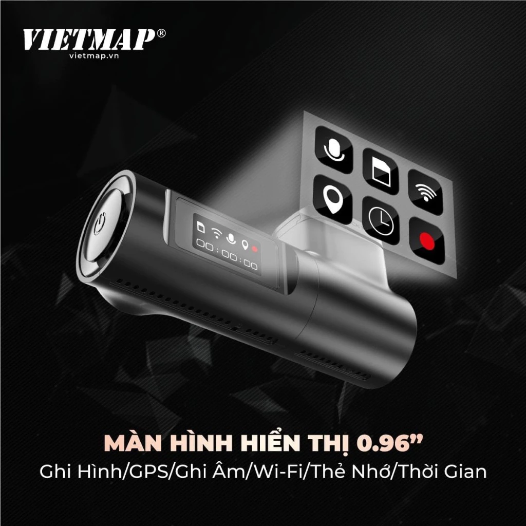 Review Camera hành trình VIETMAP TS-C9P – 2K sắc nét, có GPS, tặng Vietmap Live 1 năm