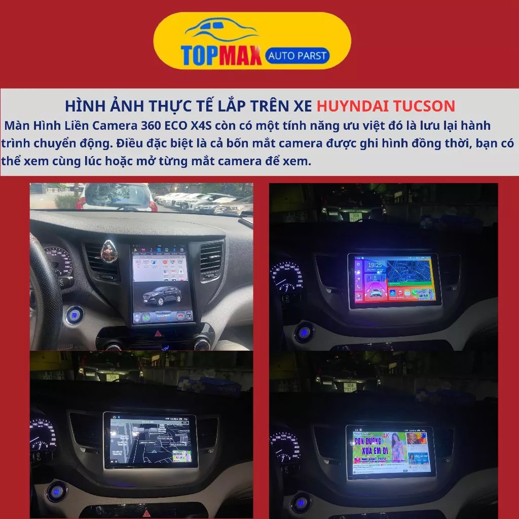 Review Màn Hình Android Ô Tô X4S tích hợp Camera 360 – Lái xe an toàn & tiện nghi hơn mỗi ngày