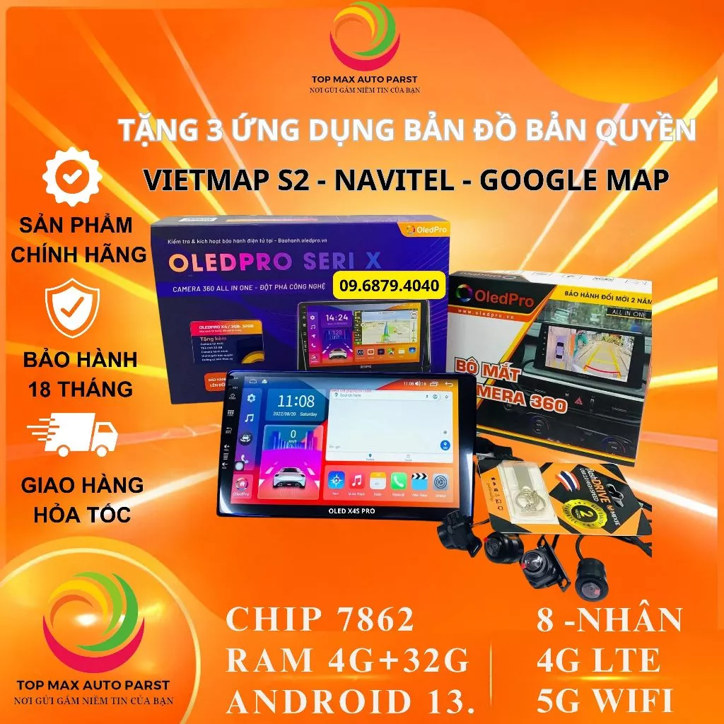 Review Màn Hình Android Ô Tô X4S tích hợp Camera 360 – Lái xe an toàn & tiện nghi hơn mỗi ngày