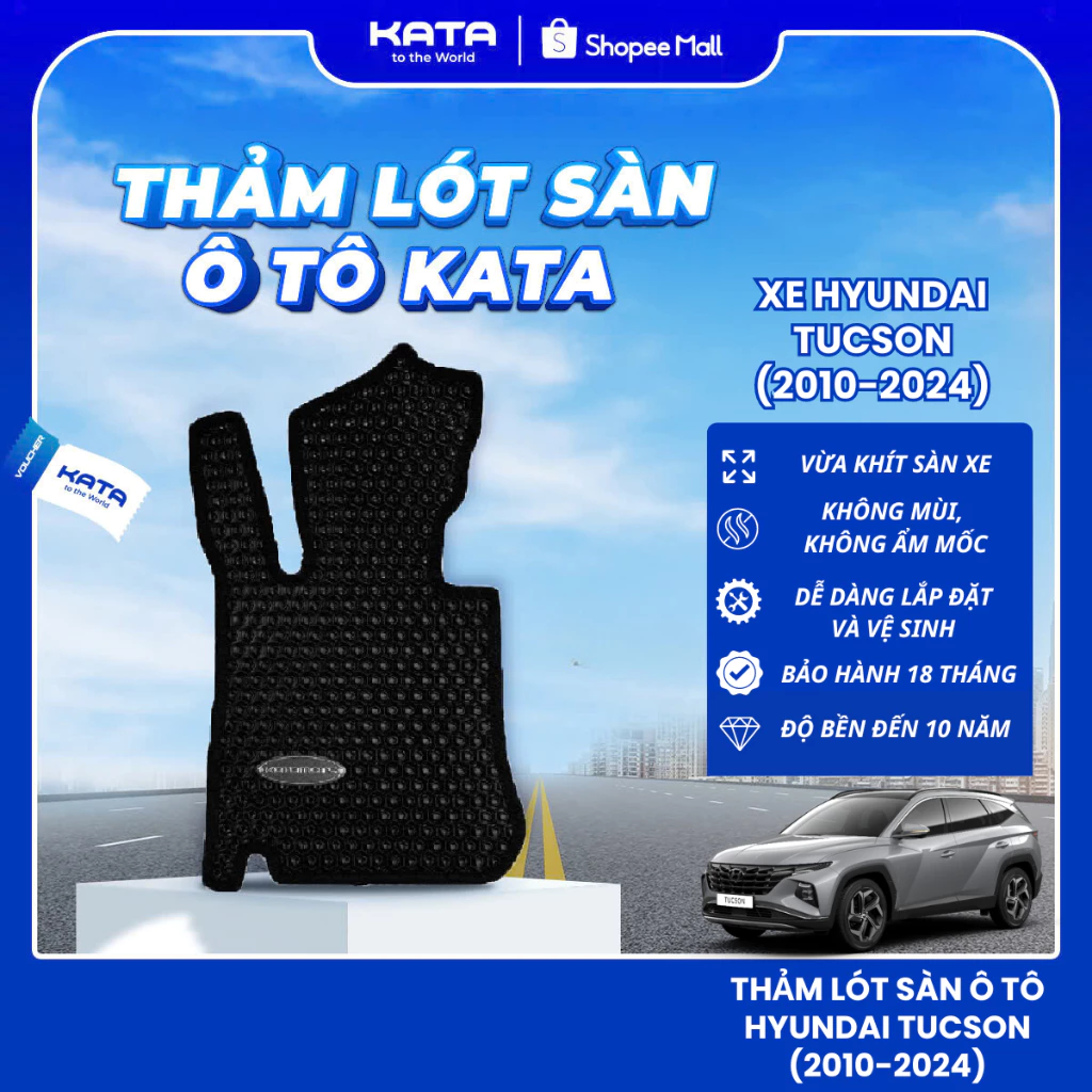 Review Thảm lót sàn ô tô KATA cho Hyundai Tucson