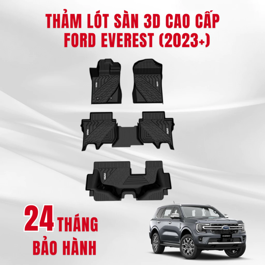 Review Thảm lót sàn ô tô HUVI cho Ford Everest